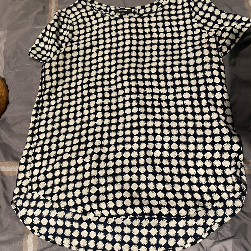 Floral work shirt